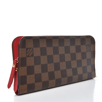 Louis Vuitton Damier Ebene Insolite Wallet Red 3 of 10
