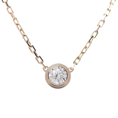 Cartier 18K Pink Gold Diamond LM D'Amour Pendant Necklace 6 of 6