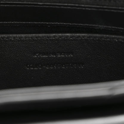Saint Laurent Calfskin Y Quilted Monogram Monochrome Small Loulou Chain Satchel Black 7 of 10