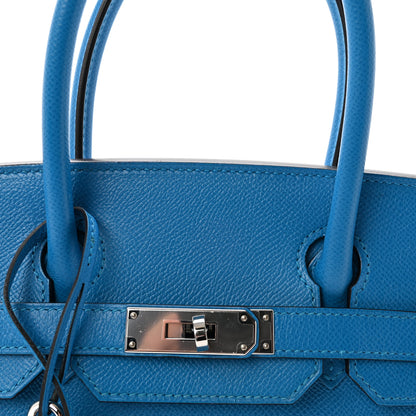 Hermes Epsom Birkin 30 Bleu Frida 8 of 10