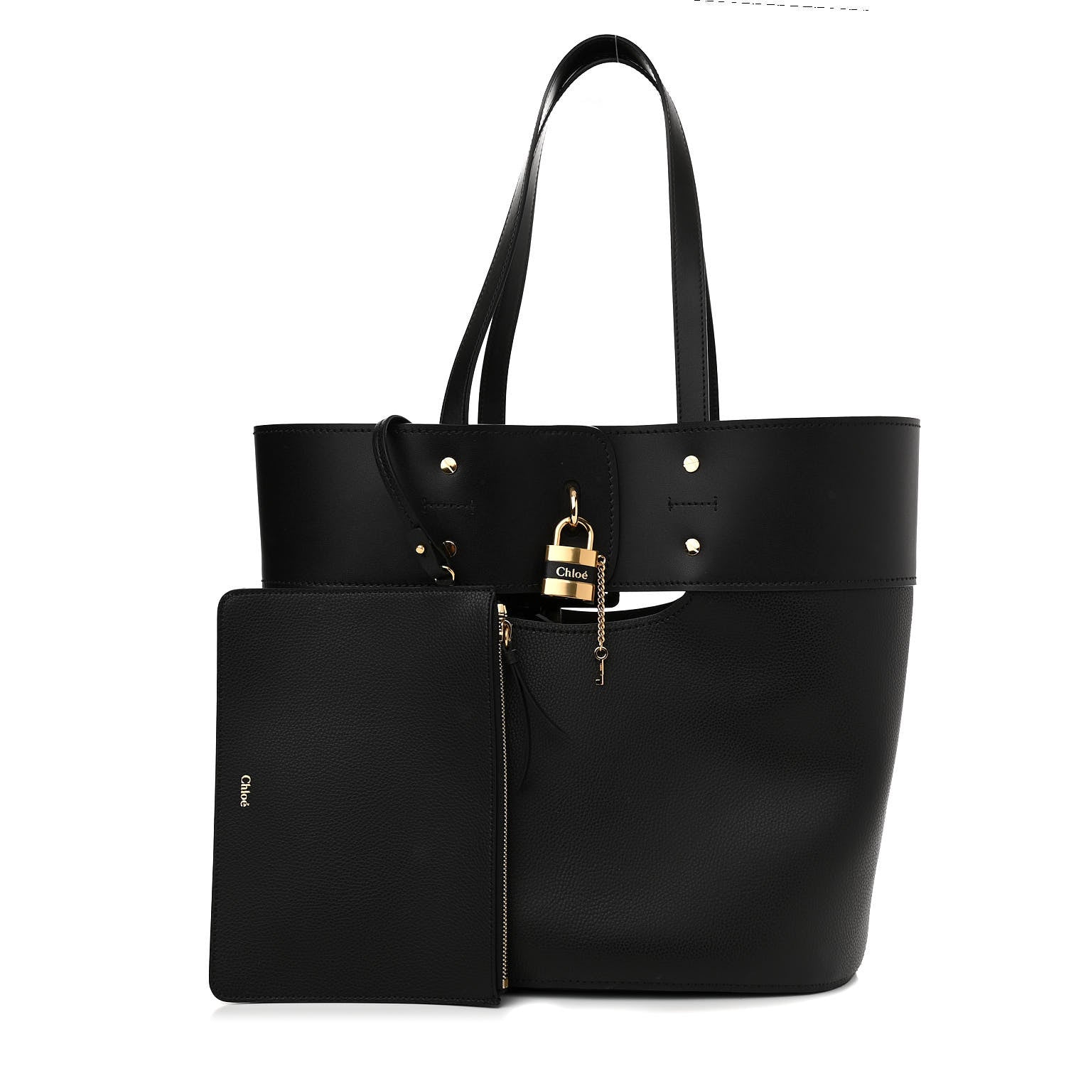 Chloe Smooth Grained Calfskin Medium Aby Tote Black 1 of 10