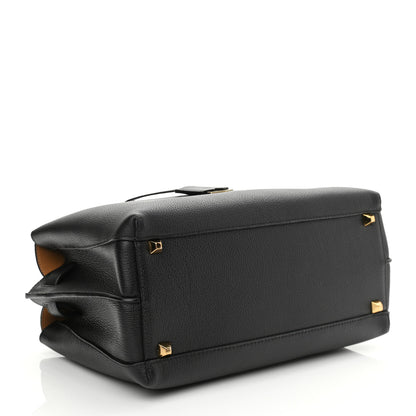 MCM Grained Calfskin Medium Milla Tote Black 4 of 11