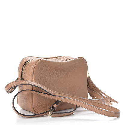 Gucci Pebbled Calfskin Small Soho Disco Bag Camelia 3 of 10