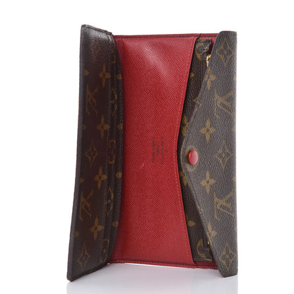 Louis Vuitton Monogram Josephine Wallet Red 5 of 10