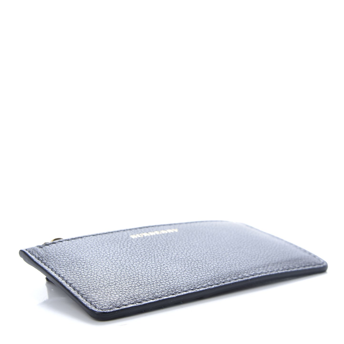 Grained Calfskin Two Tone Somerset Coin Case Card Holder Navy