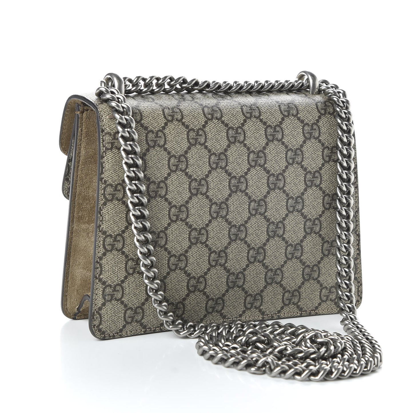 GG Supreme Monogram Mini Dionysus Shoulder Bag Taupe