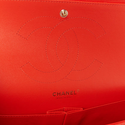 Chanel Caviar Quilted Jumbo Double Flap Red 6 of 11