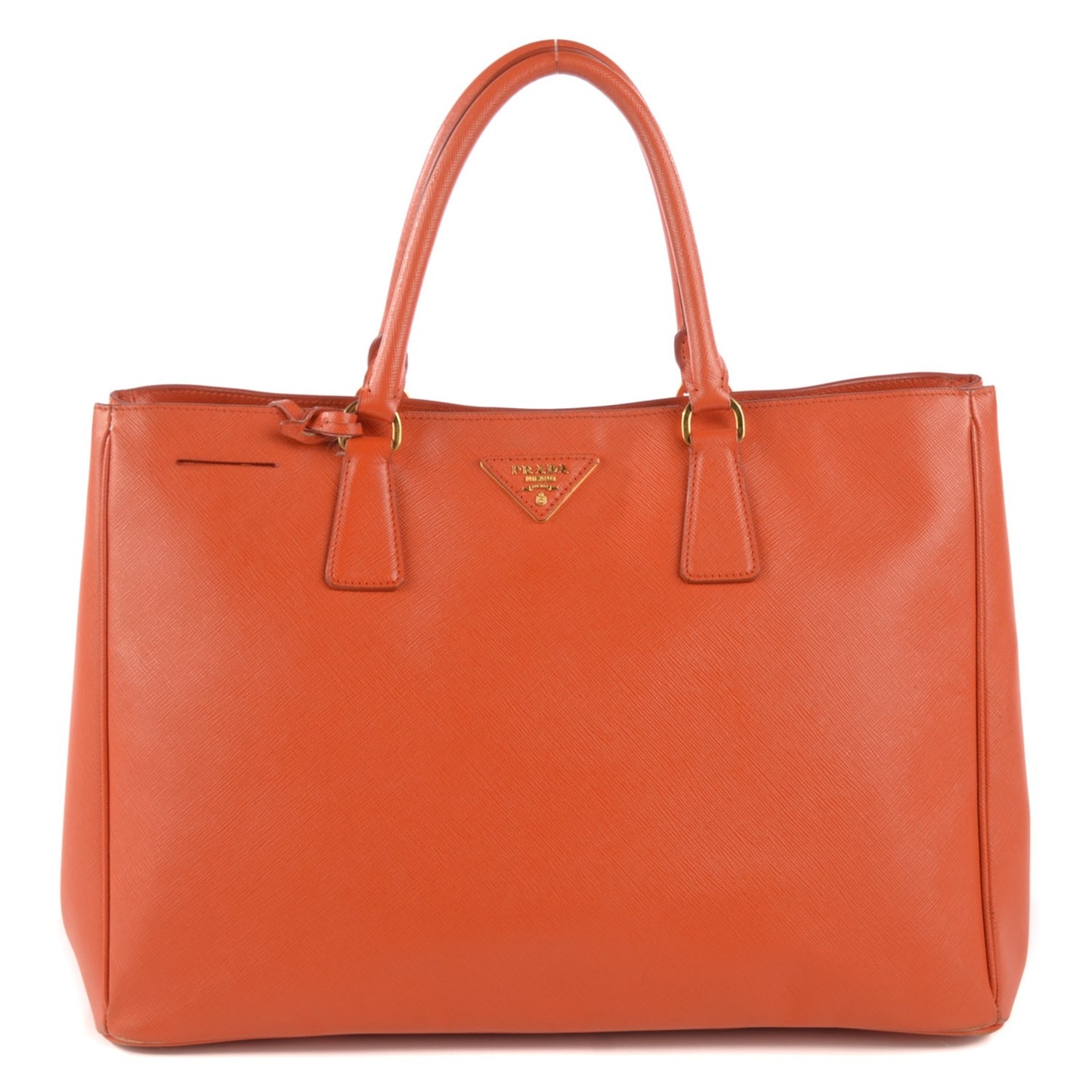 Saffiano Lux Large Tote Papaya