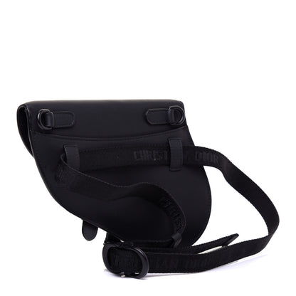 Christian Dior Ultra Matte Calfskin Saddle Belt Bag Black 3 of 9