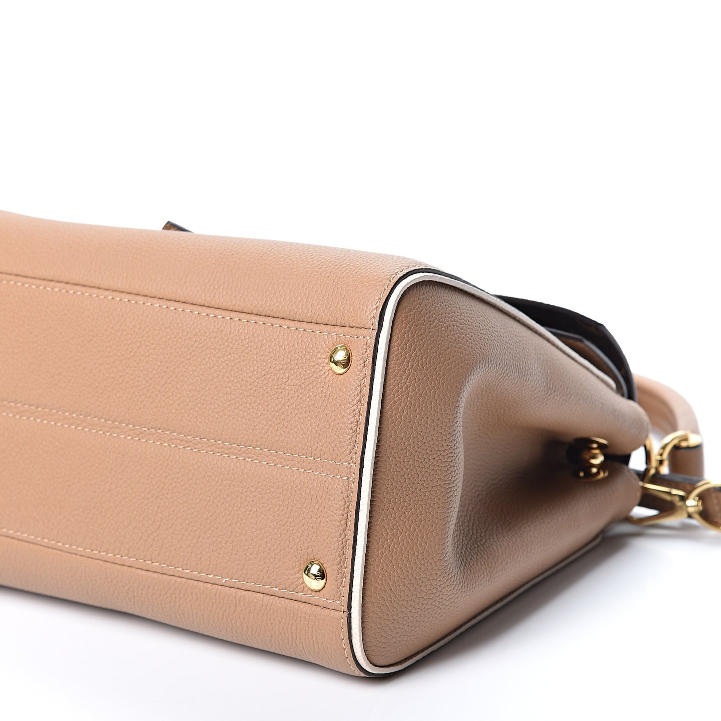 Grained Calfskin Monogram Double V Sesame