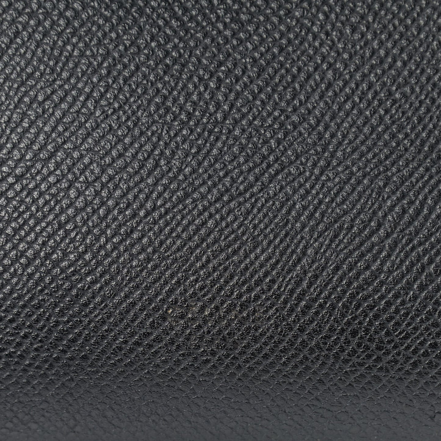 Grained Calfskin Micro Belt Bag Black