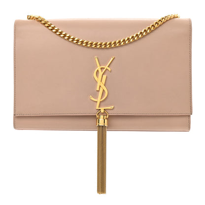 Saint Laurent Smooth Calfskin Medium Classic Monogram Kate Tassel Satchel Pink 1 of 16
