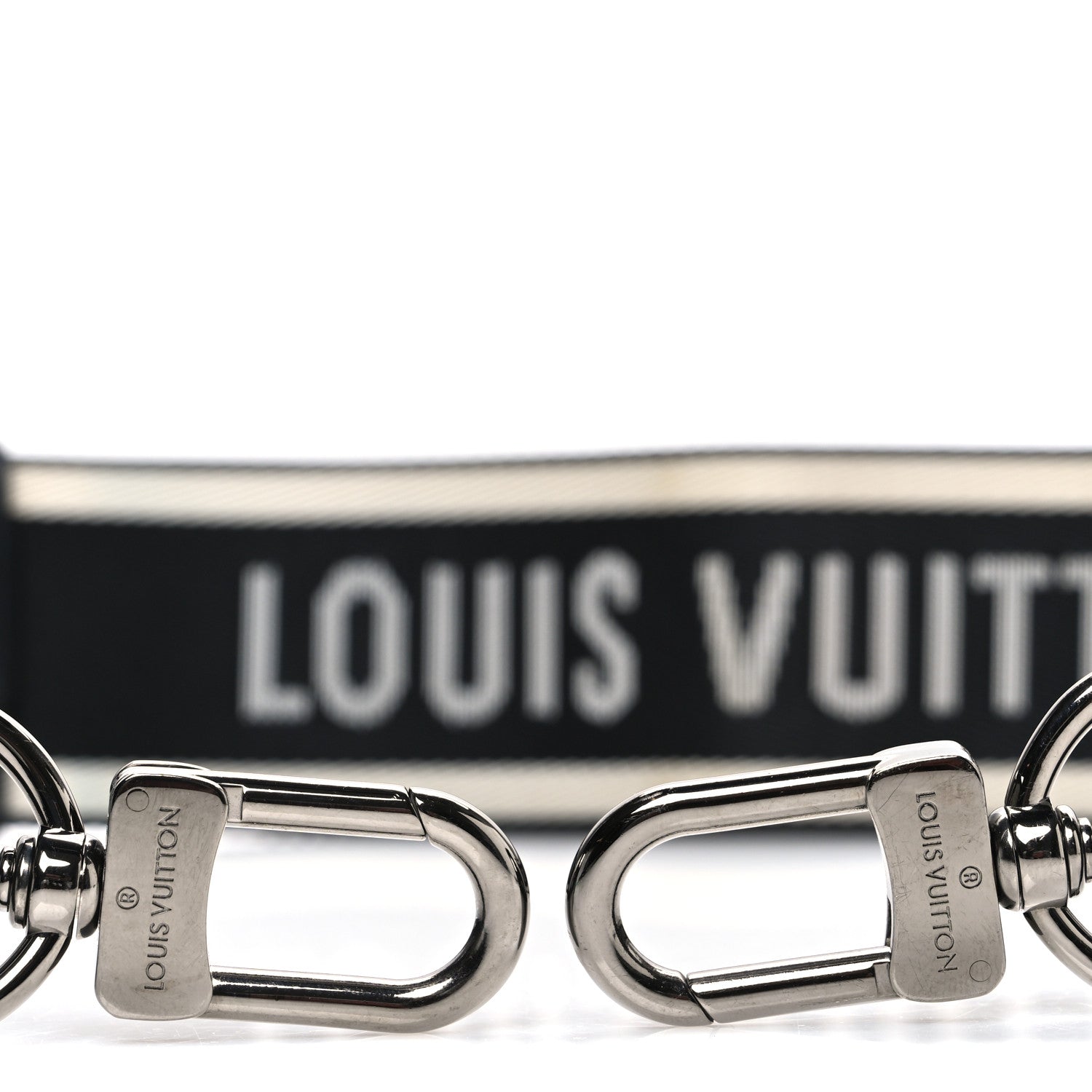 Louis Vuitton Nylon Jacquard Sporty Bandouliere Shoulder Strap Black 3 of 3