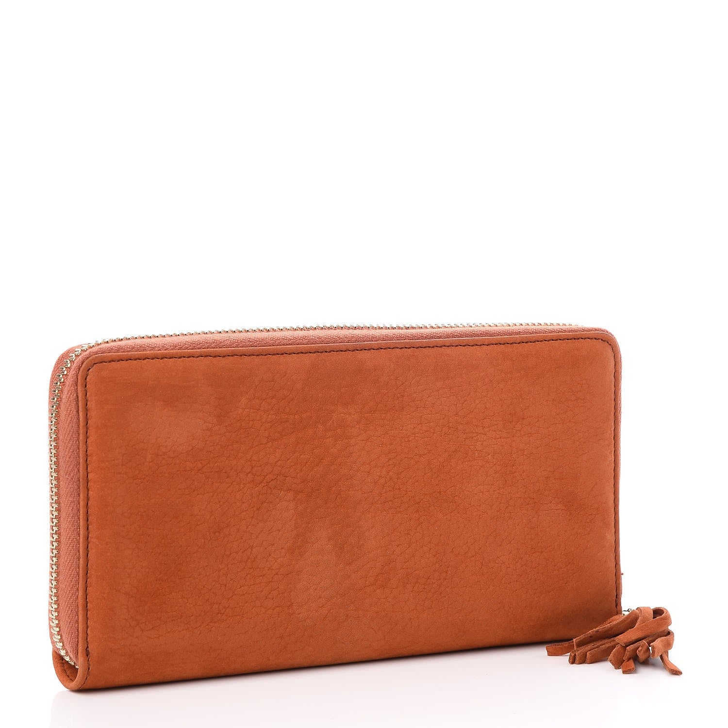 Gucci Vitello Range Soho Zip Around Wallet Old Whisky 3 of 8