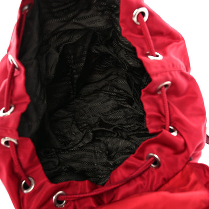 Prada Tessuto Nylon Vela Medium Backpack Cerise 5 of 13