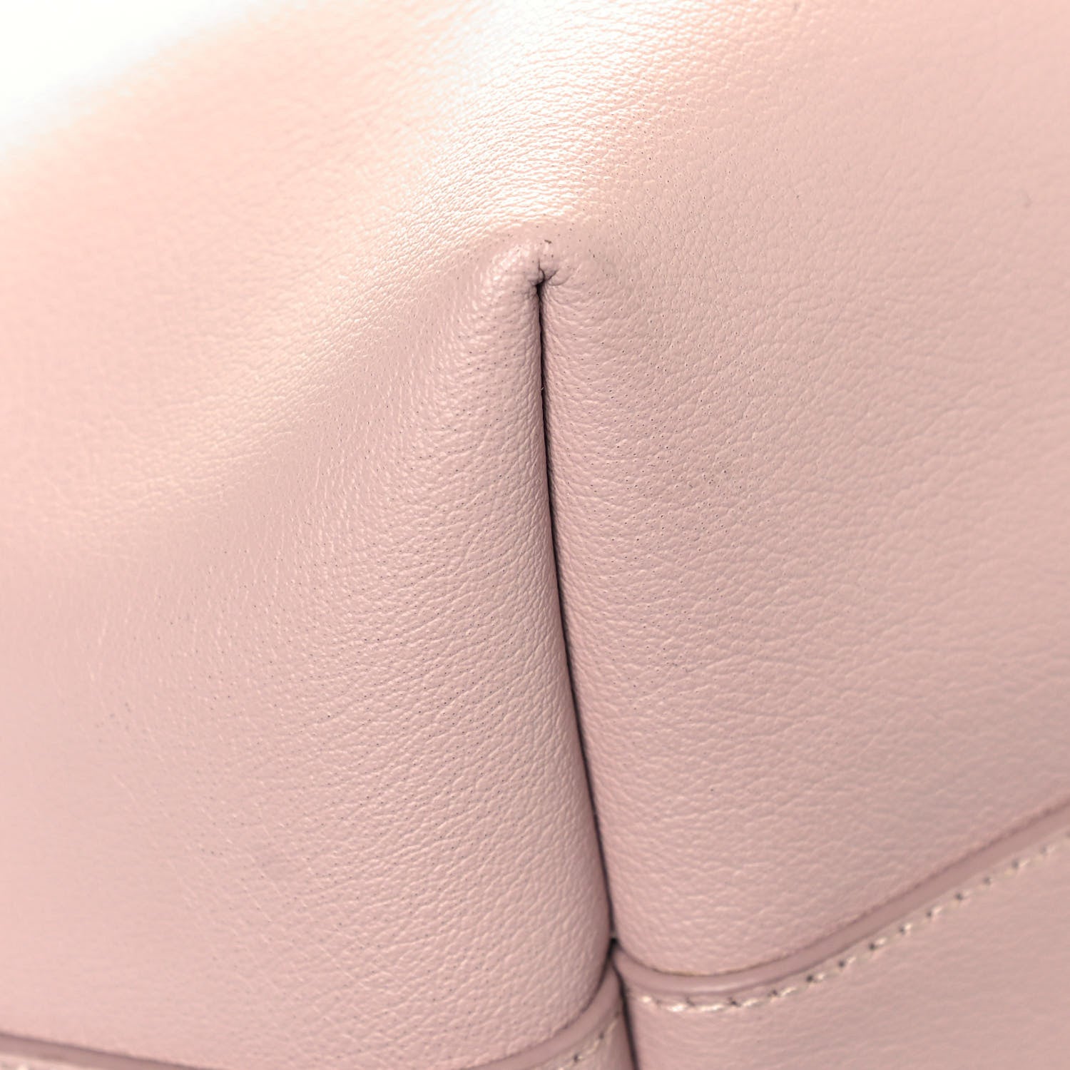 Saint Laurent Calfskin Large Shopping Tote Pale Blush 10 of 14