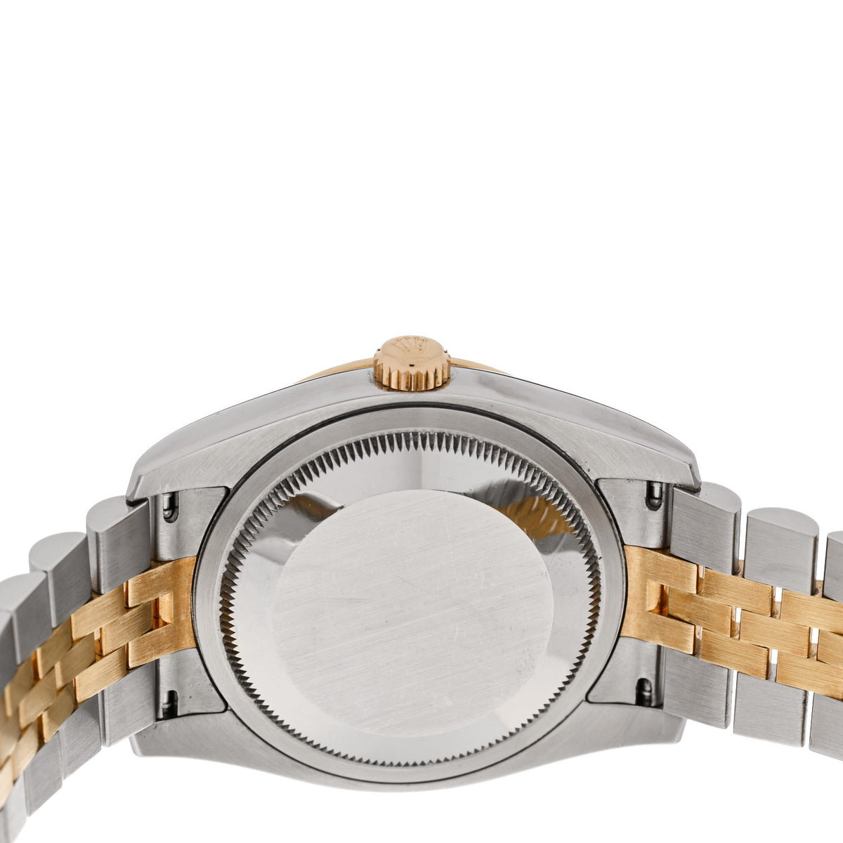 Stainless Steel 18K Yellow Gold Diamond Mother of Pearl 36mm Oyster Perpetual Datejust Watch 116243