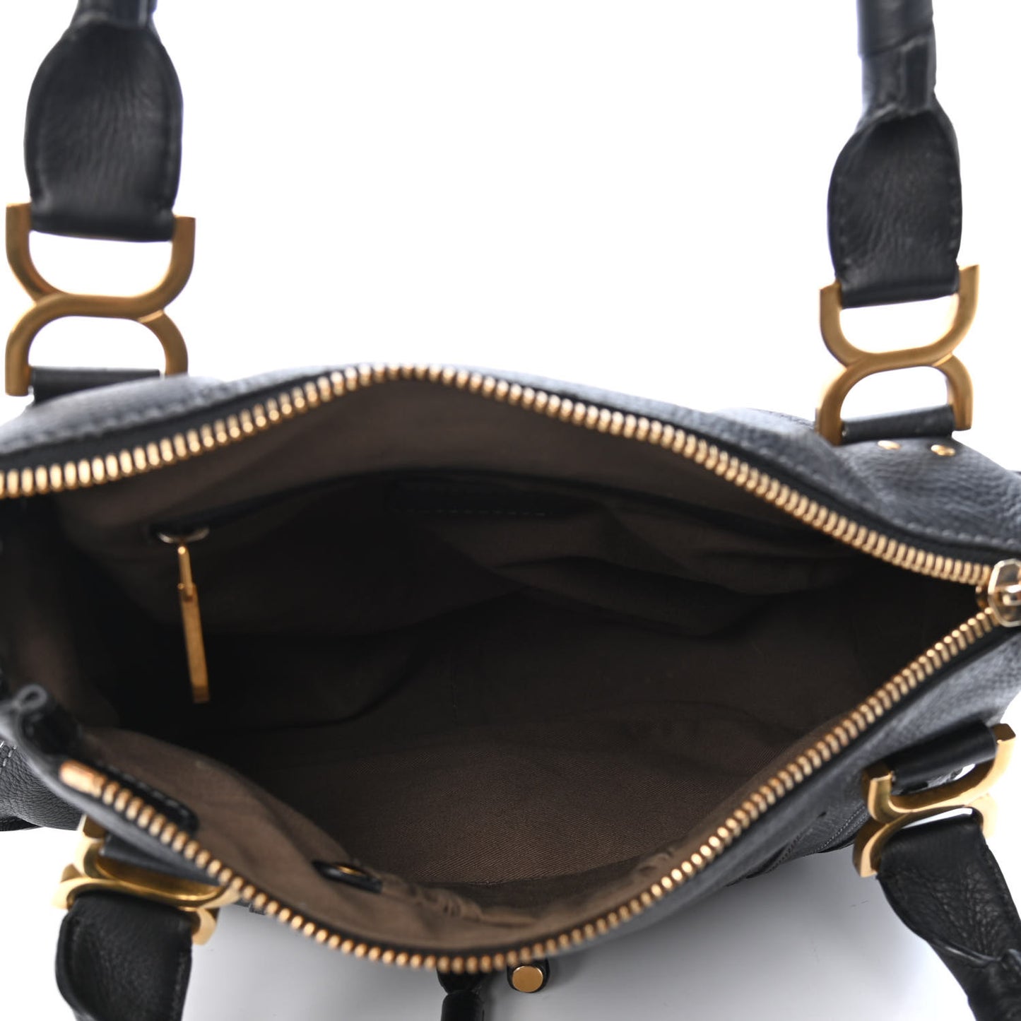Calfskin Medium Marcie Satchel Black