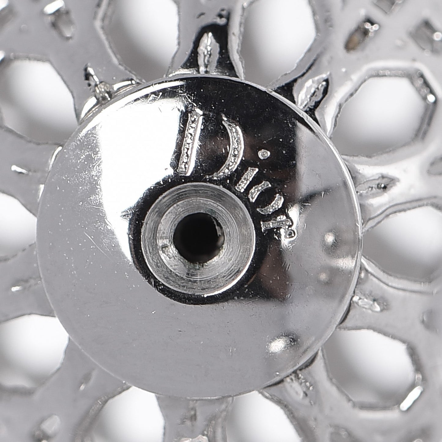 Cannage Mise En Dior Tribal Earrings Silver