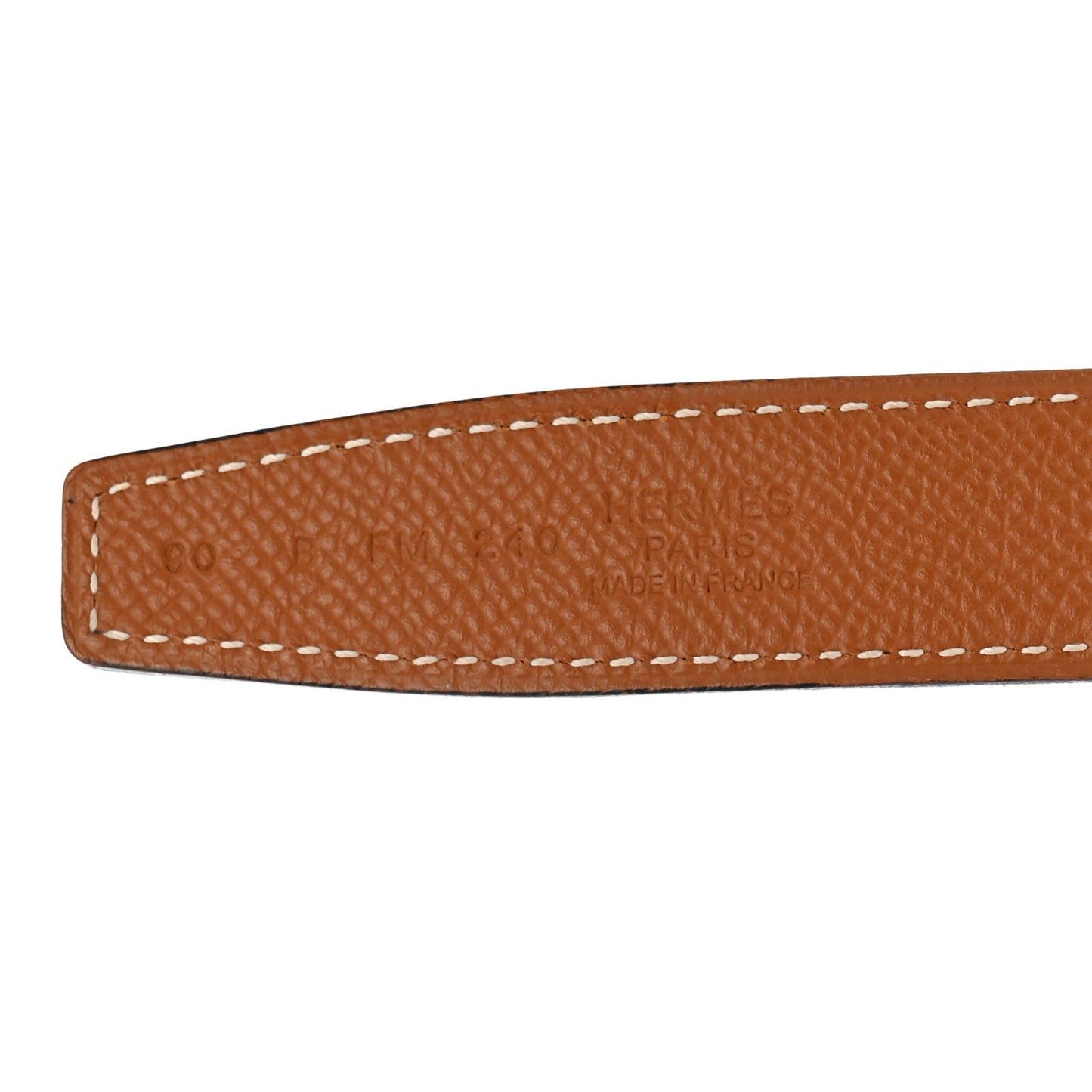 Swift Epsom 24mm H au Carre Twist Belt 90 36 Black Gold