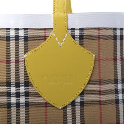 Burberry Vintage Check Large The Giant Reversible Tote Yellow 9 of 15