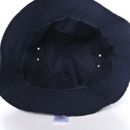 Christian Dior Oblique Reversible Teddy-D Brim Bucket Hat 57 Blue 8 of 8