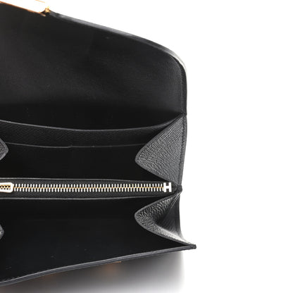 Hermes Epsom Constance Short Wallet Black 5 of 7