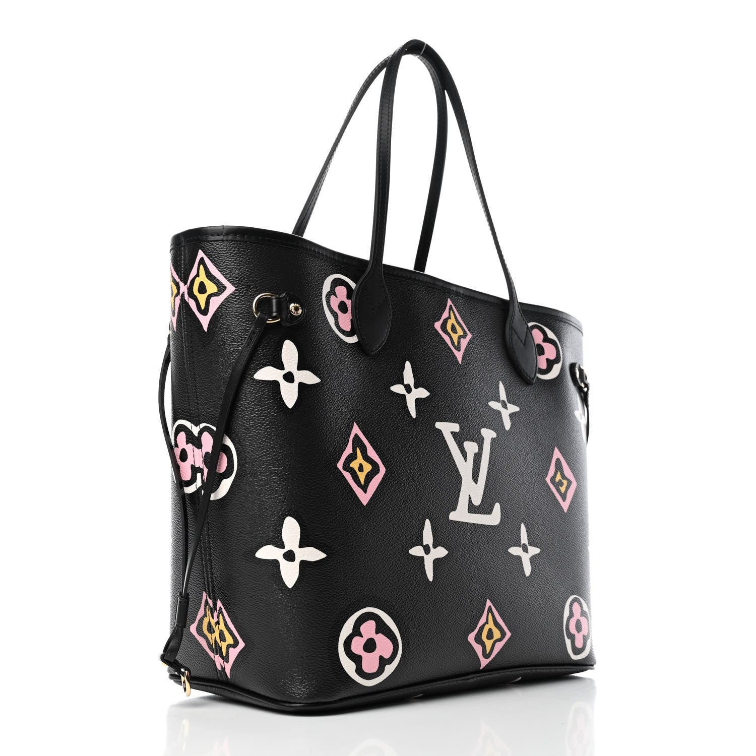 Louis Vuitton Monogram Giant Wild At Heart Neverfull MM Black 2 of 4