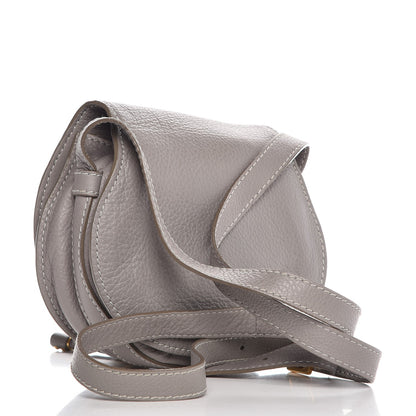 Chloe Calfskin Mini Marcie Round Crossbody Bag Cashmere Grey 3 of 7