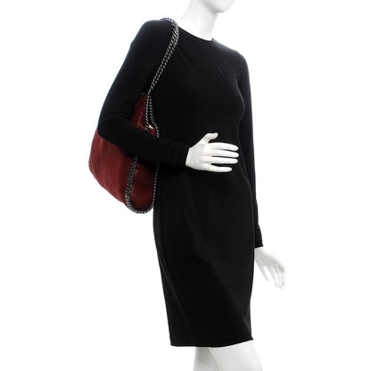 Stella McCartney Shaggy Deer Small Falabella Tote Ruby 2 of 7