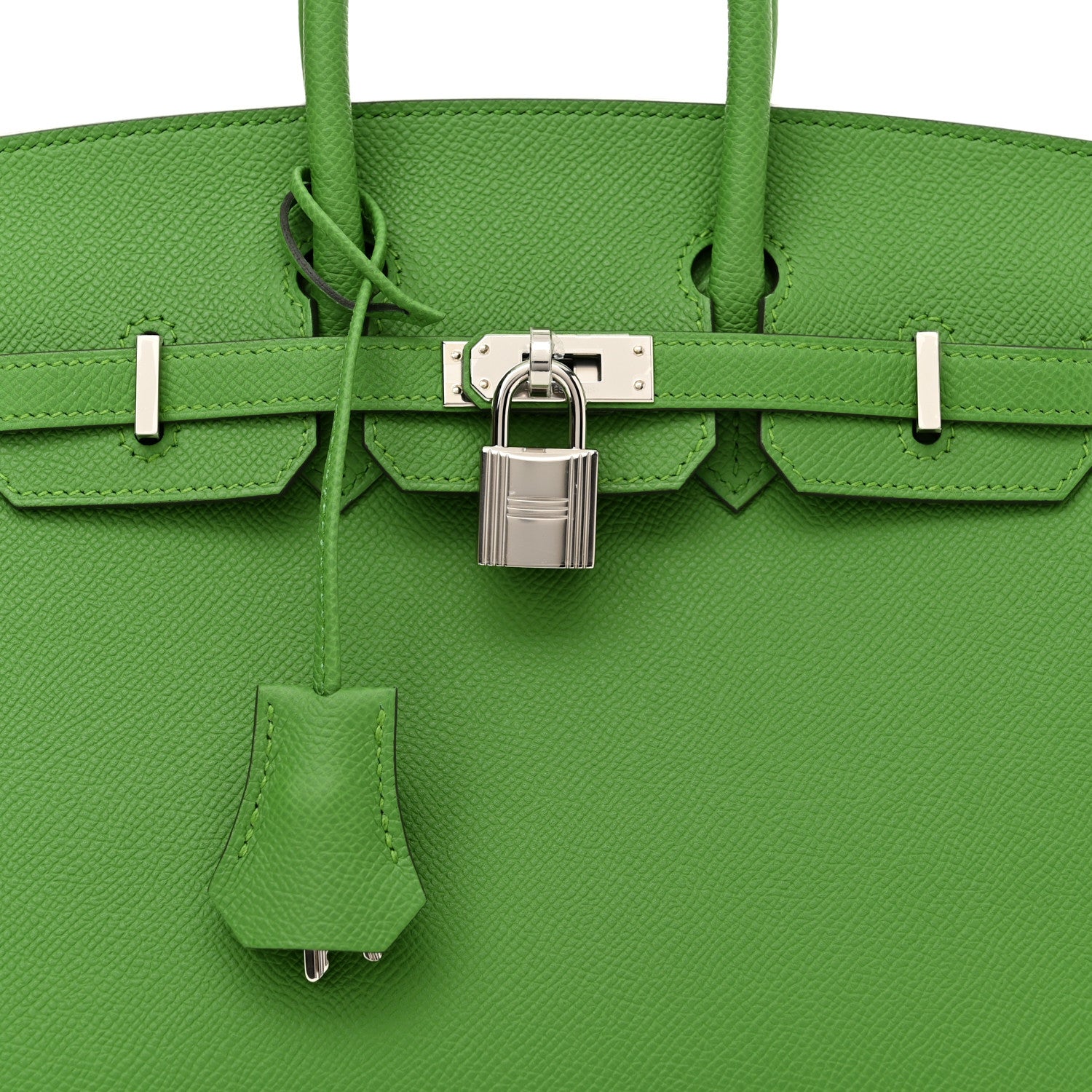 Hermes Epsom Birkin Sellier 25 Vert Yucca 8 of 11