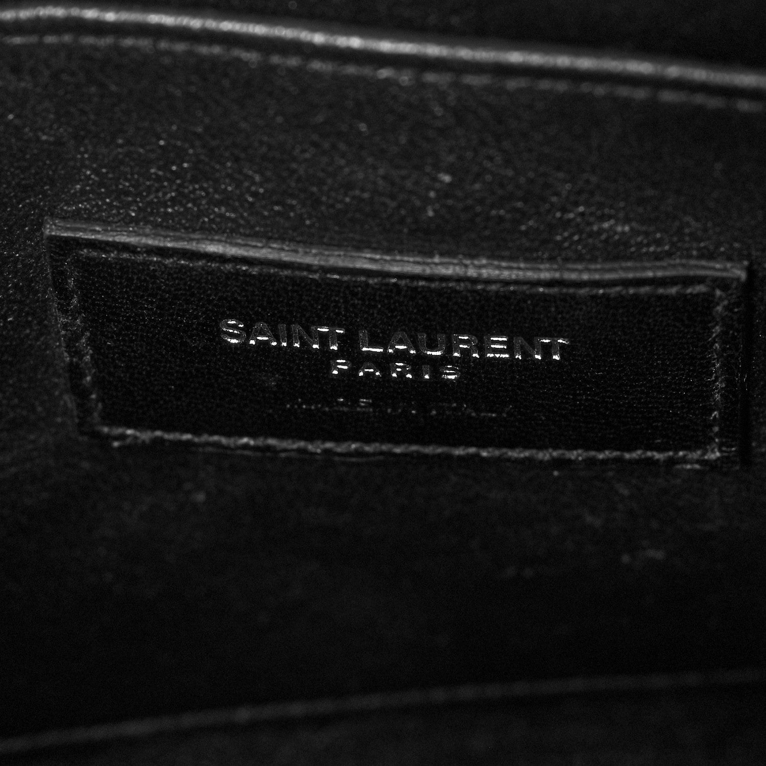 Saint Laurent Calfskin Crystal Embellished Nano Sac de Jour Black 6 of 12