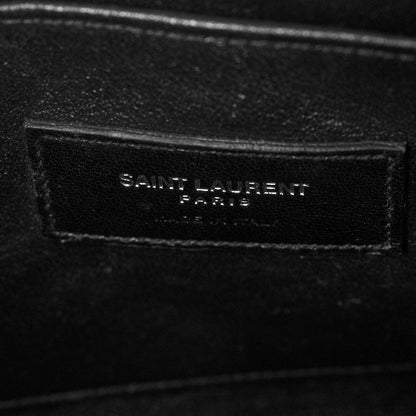Saint Laurent Calfskin Crystal Embellished Nano Sac de Jour Black 6 of 12