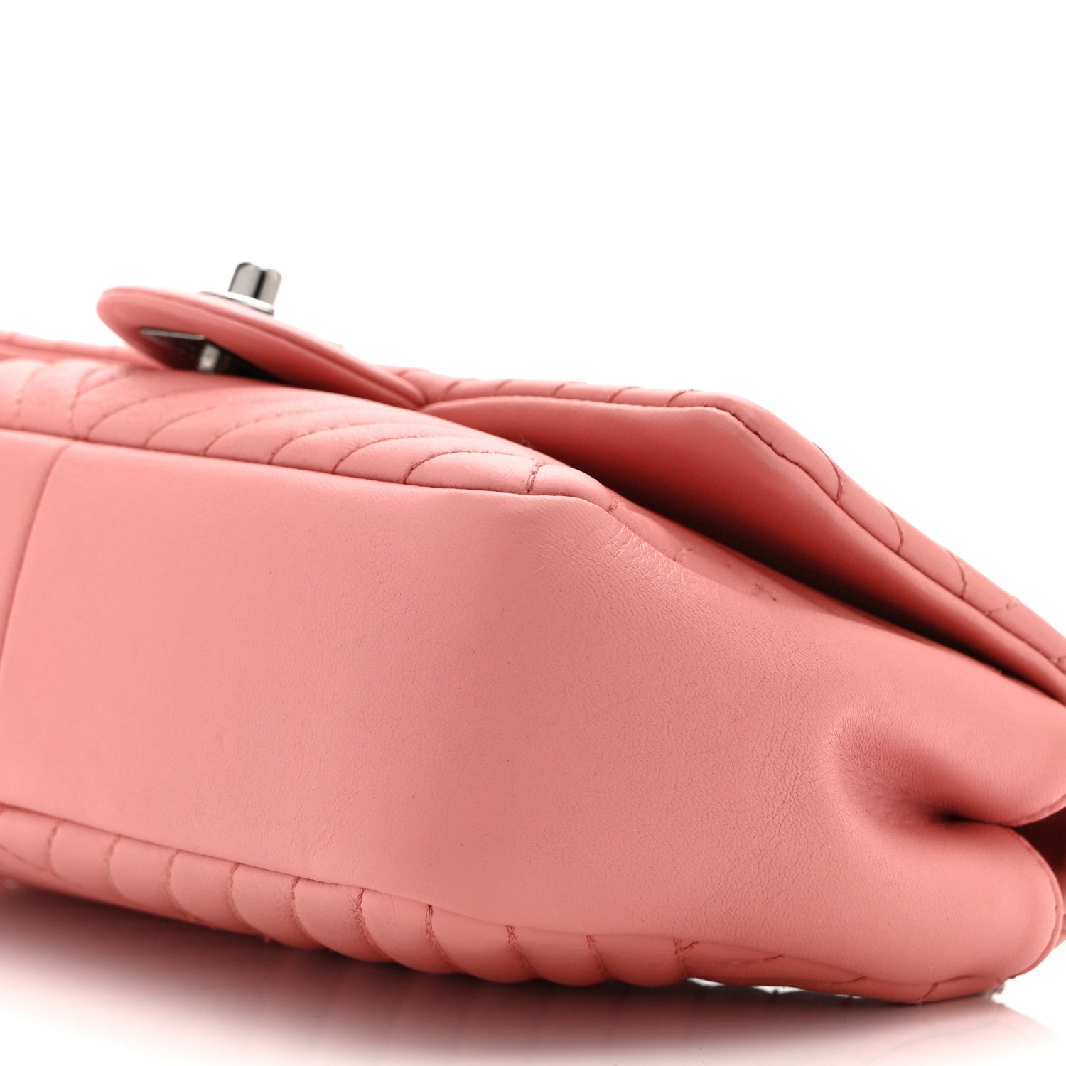 Chanel Lambskin Quilted Small CC Crossing Flap Pink 10 of 10