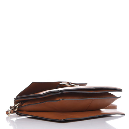 Chloe Suede Calfskin Medium Faye Shoulder Bag Tobacco 4 of 9