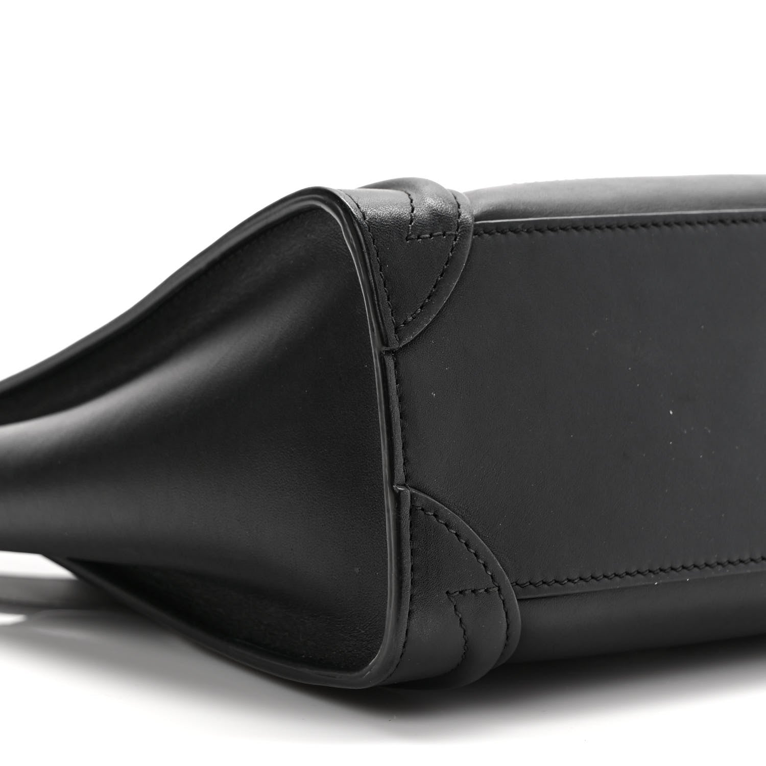 Celine Smooth Calfskin Nano Luggage Black 8 of 9