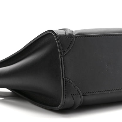Celine Smooth Calfskin Nano Luggage Black 8 of 9
