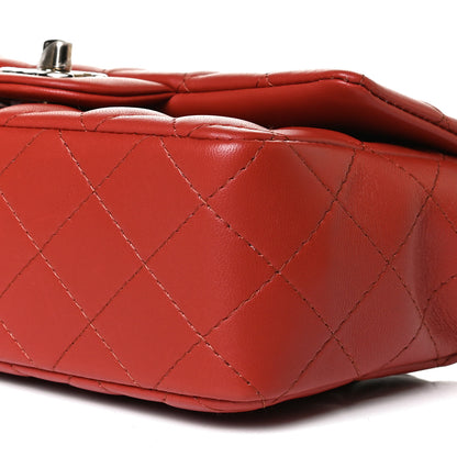 Chanel Lambskin Quilted Mini Rectangular Flap Brown 8 of 12