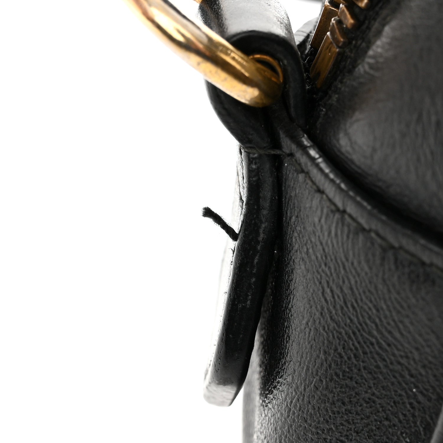 Gucci Calfskin Matelasse Small GG Marmont Chain Shoulder Bag Black 12 of 14
