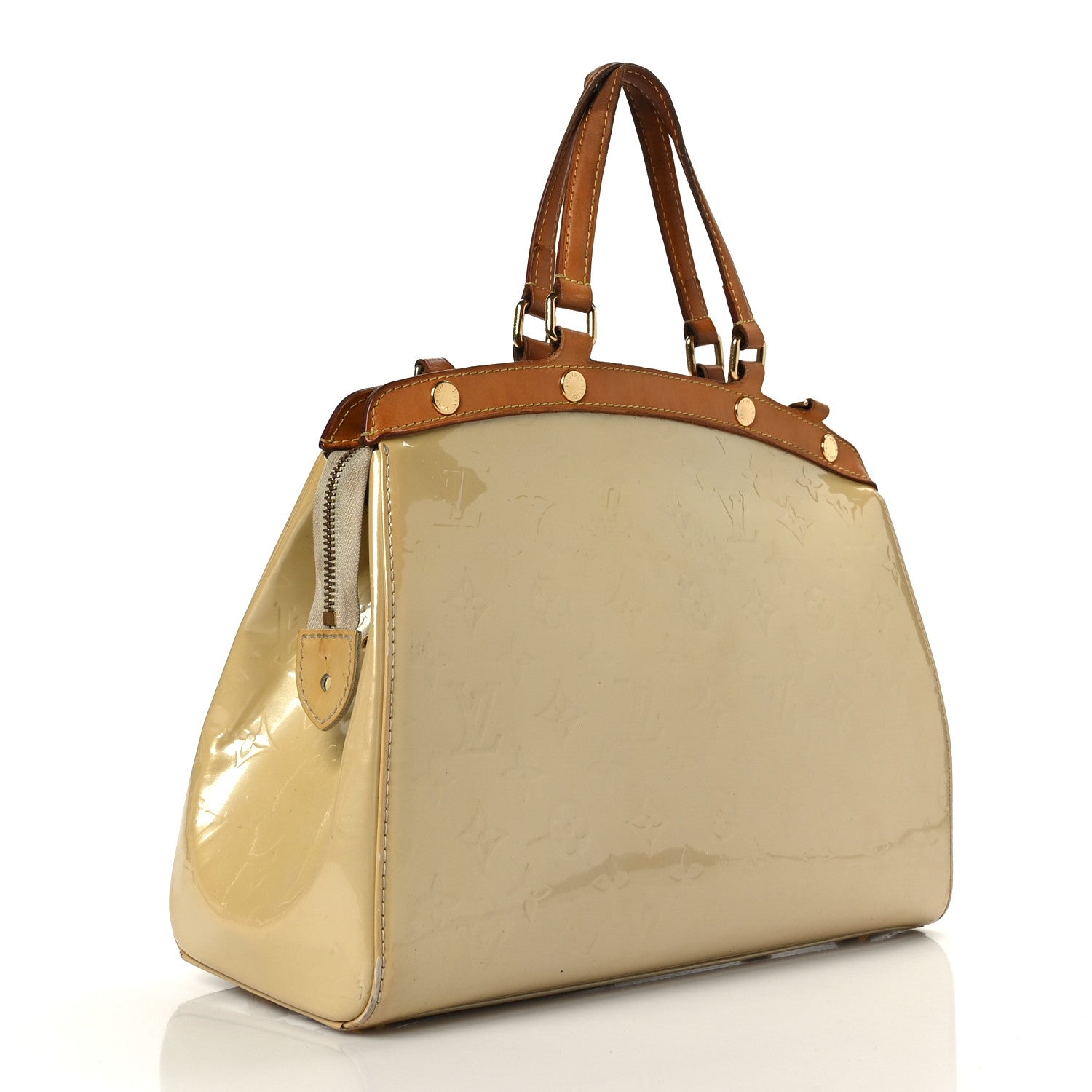 Louis Vuitton Vernis Brea MM Blanc Corail 2 of 9