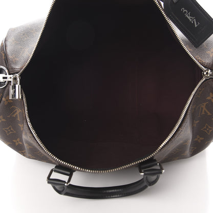 Louis Vuitton Monogram Macassar Keepall Bandouliere 45 4 of 12