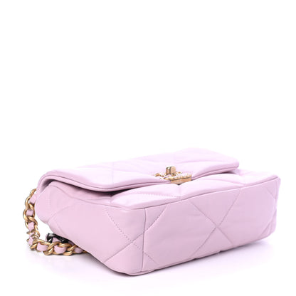 Chanel Lambskin Quilted Medium Chanel 19 Flap Light Pink 3 of 4