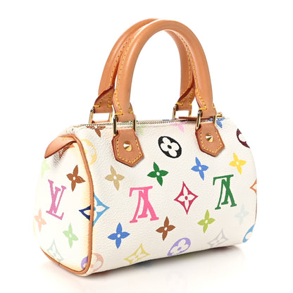 Louis Vuitton Monogram Multicolor Mini Sac HL Speedy White 3 of 9