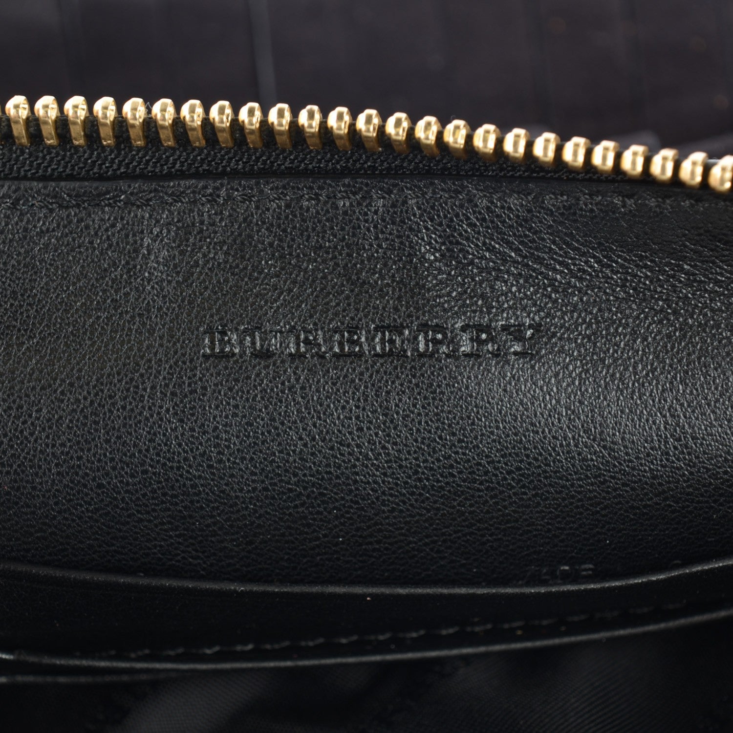 Burberry Suede Fringe Peyton Crossbody Clutch Bag Black 10 of 12