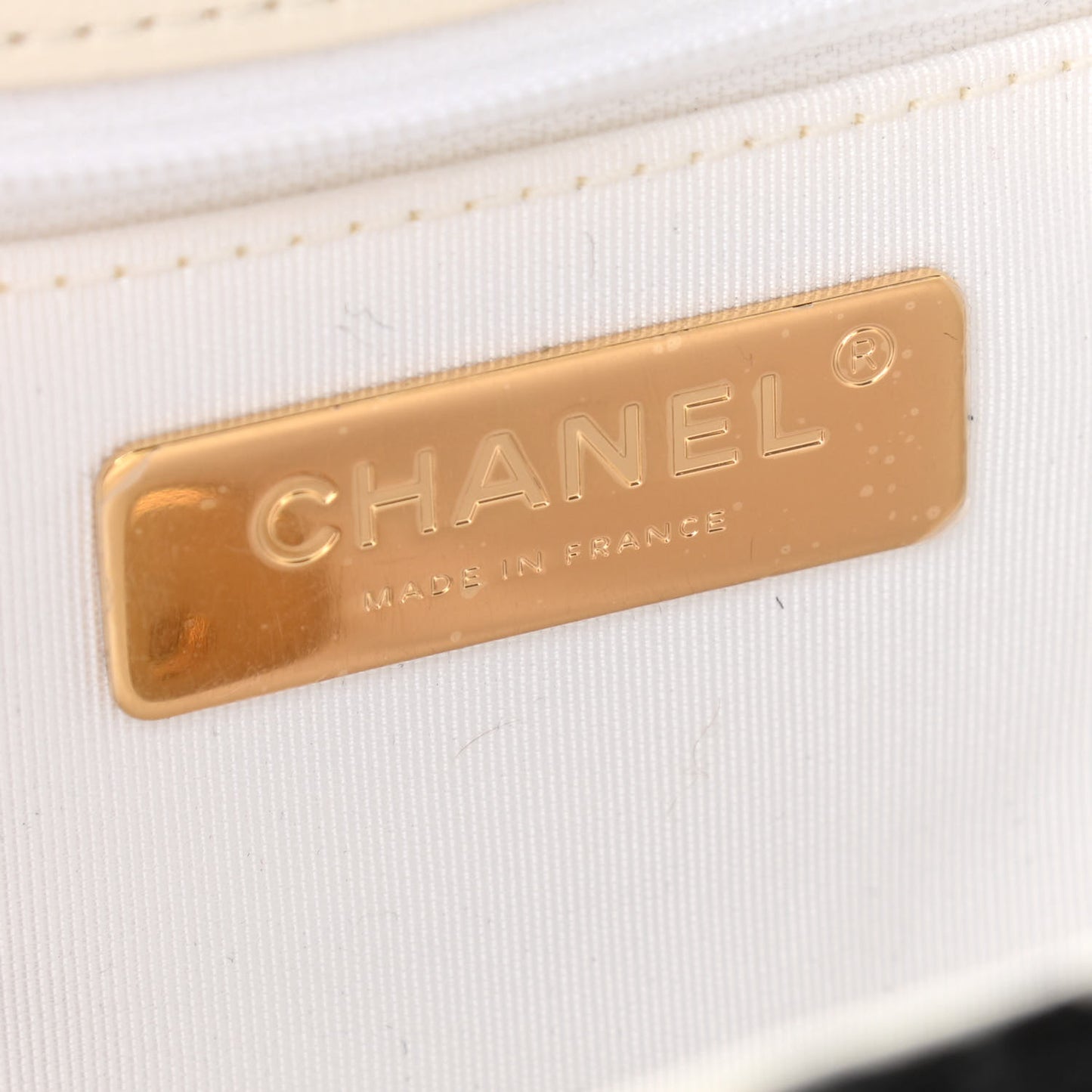 Calfskin Crochet Medium Chanel 19 Flap White Black