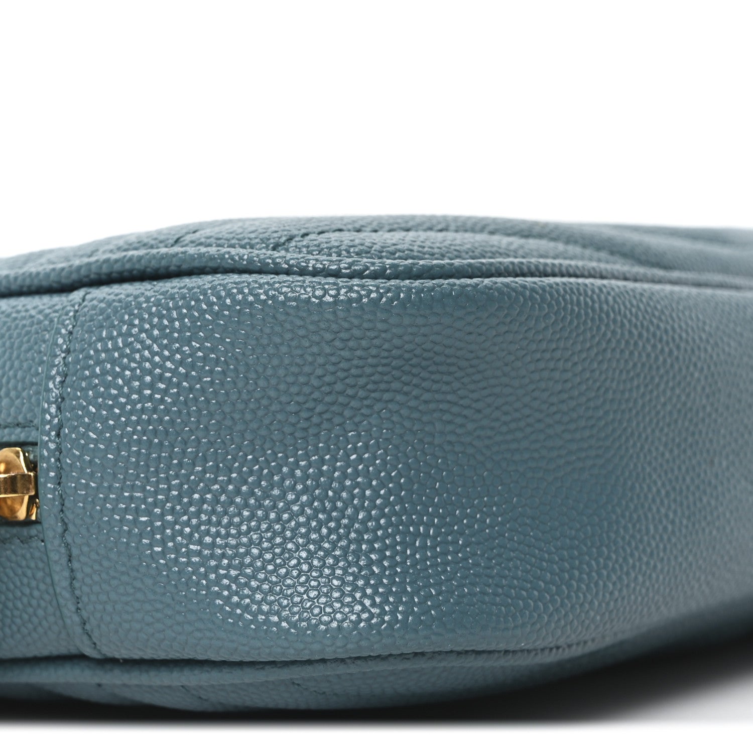 Saint Laurent Grain De Poudre Matelasse Monogram Mini Lou Camera Bag Blue Vert 9 of 11