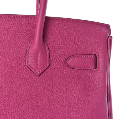 Hermes Togo Birkin 30 Rose Pourpre 9 of 38