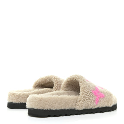 Louis Vuitton Shearling Paseo Flat Comfort Mule 39 Beige 4 of 12