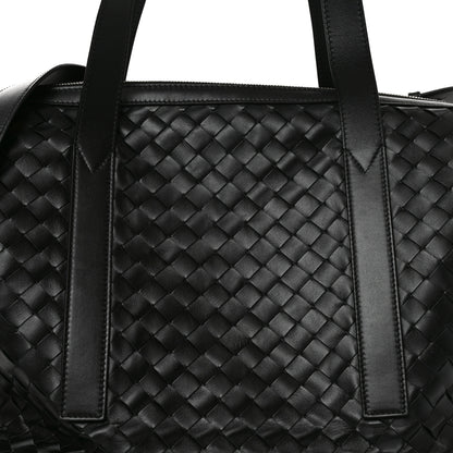 Bottega Veneta Nappa Intrecciato Helix Weekender Bag Black 9 of 11
