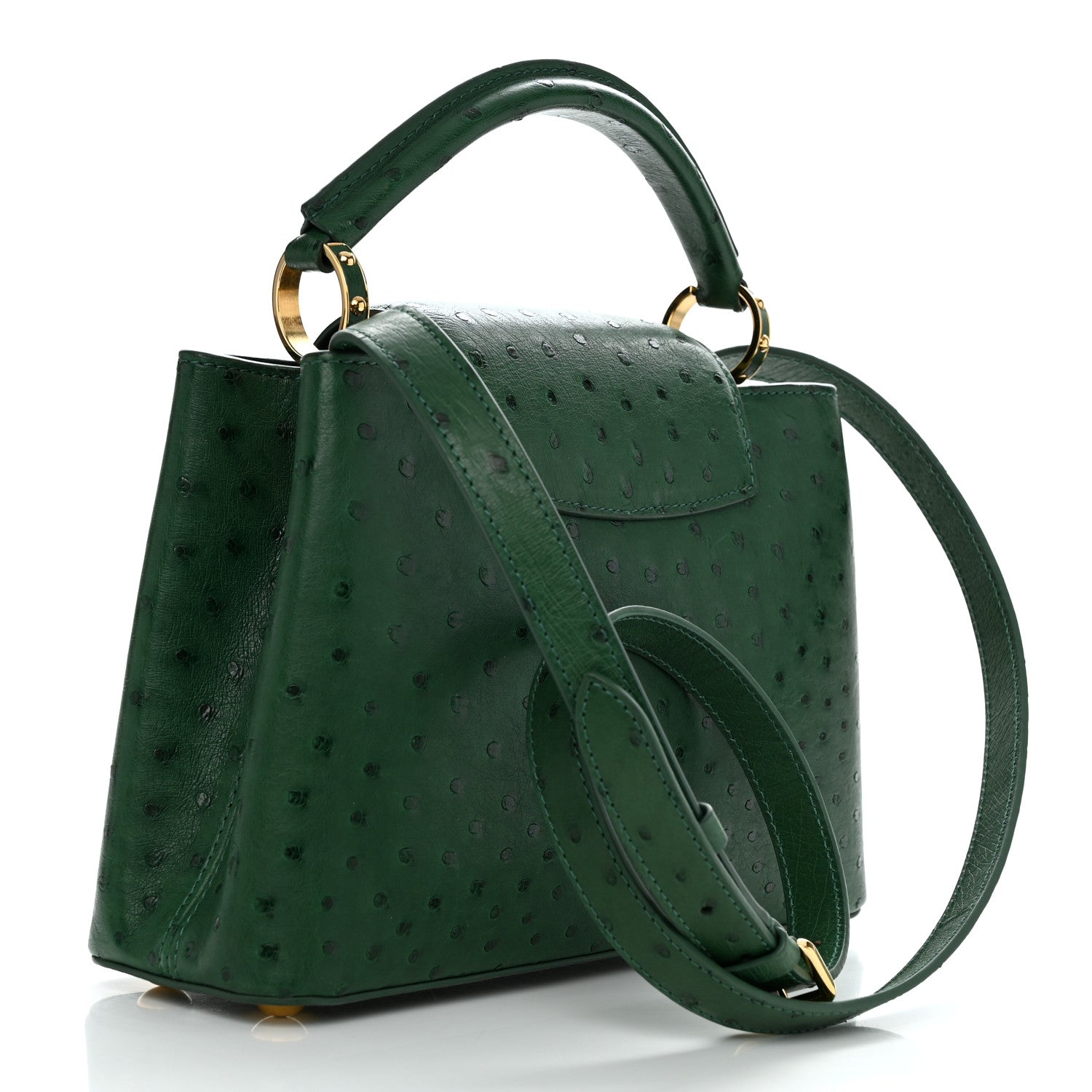 Louis Vuitton Ostrich Capucines BB Mint 3 of 9